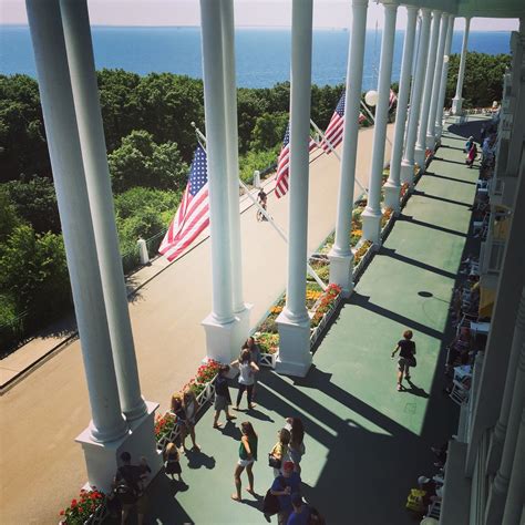 Taking in the views! Mackinac Island Michigan, Somewhere In Time ...