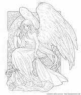 Angel And Devil Coloring Pages sketch template