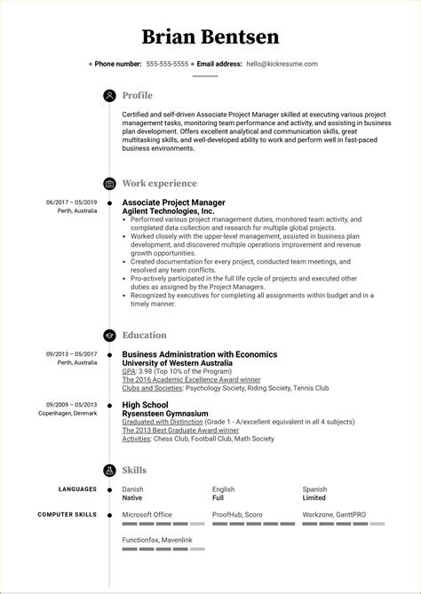 Data Center Relocation Project Manager Resume - Resume Example Gallery