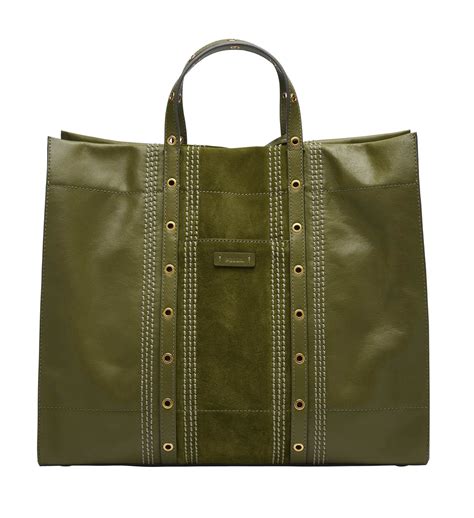 FOSSIL shoulder bag Carmen Tote Green Moss | Buy bags, purses ...