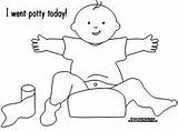 Potty Training Printable Pages Coloring sketch template