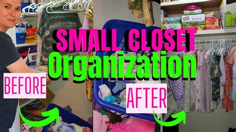 CLEVER SMALL CLOSET CLEAN, DECLUTTER AND ORGANIZE | EASY CLOSET MAKEOVER AND ORGANIZATION TIPS ...
