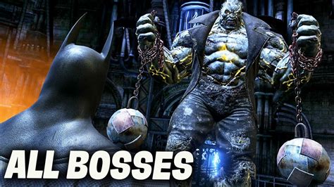 Batman Arkham City - All Bosses & Ending - YouTube