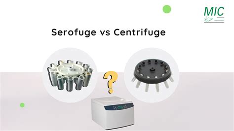 Serofuge ต่างกับ Centrifuge ทั่วไปอย่างไร? - medinterthailand