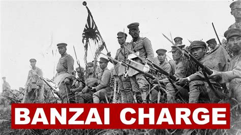 Banzai Charge - WW2 Tactics - YouTube