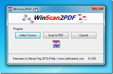 Scan Documents To PDF File Without Using PDF Printer - WinScan2PDF