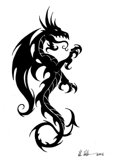 Awesome Tribal Dragon Tattoo Designs - Yo Tattoo