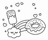 Donut coloring Pages  ColoringLib sketch template