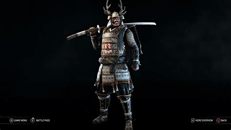 Sakai clan armor (white,red mask) : r/ForFashion