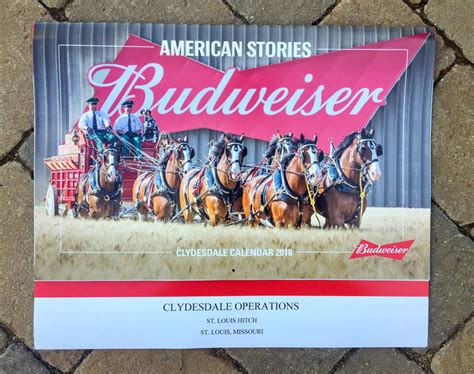 2024 Budweiser Clydesdale Calendar - Alicia Stacey