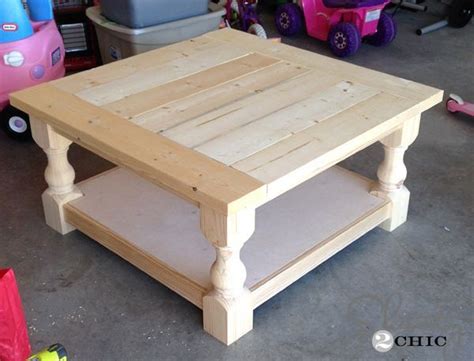 DIY square wood coffee table. Diy Furniture Plans, Pallet Furniture, Furniture Projects, Home ...