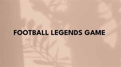 Football Legends Game: An Unblocked Sports Game - Shell Shockers Original