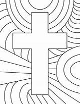 Free Cross Coloring Pages For Sunday School ⋆ The Hollydog Blog sketch template