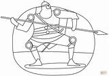 Knight With Spear coloring Page  Free Printable Coloring Pages sketch template