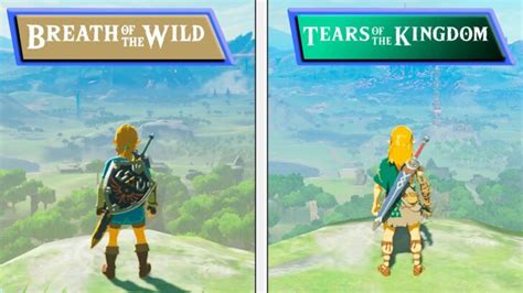 Zelda: Tears of the Kingdom vs Breath of the Wild Comparison Video Shows Improvements and Some ...