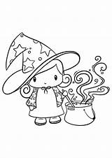Witch Face Coloring Pages  GetColoringPagescom sketch template