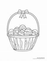 Easter basket coloring Page  Tims Printables sketch template