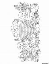 Fall Harvest Coloring Pages Sketch Page sketch template