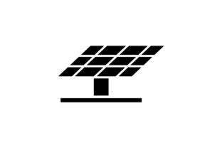 Solar Panel Black Icon. Vector EPS 10 Graphic by Hoeda80 · Creative Fabrica