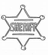 Sheriff Star Coloring Pages At GetColoringscom  Free Printable sketch template