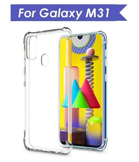 Samsung Galaxy M31 Soft Silicon Cases MobileMantra - Transparent ...