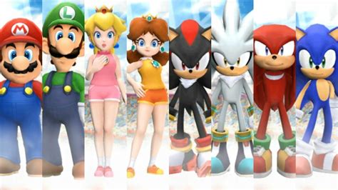 Mario and Sonic at the London 2012 Olympic Games - All Characters - YouTube