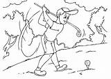 Golf Coloring Page  Home sketch template