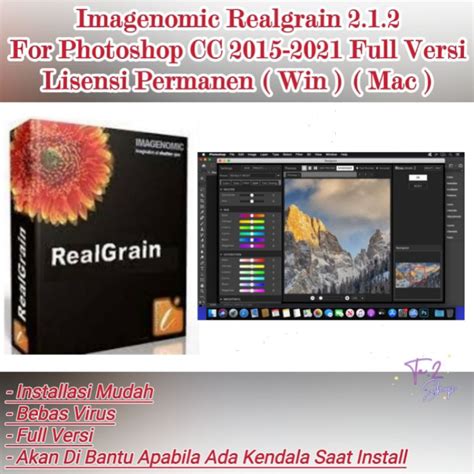 Jual Imagenomic Realgrain 2.1.2 For Photoshop CC 2015-2021 Full Versi Lisensi Permanen ( Win ...