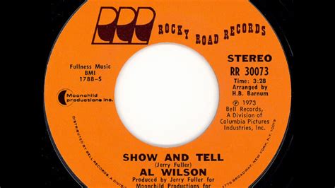 AL WILSON - SHOW AND TELL (1973) - YouTube