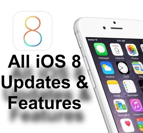 iOS 8 New Features and Updates