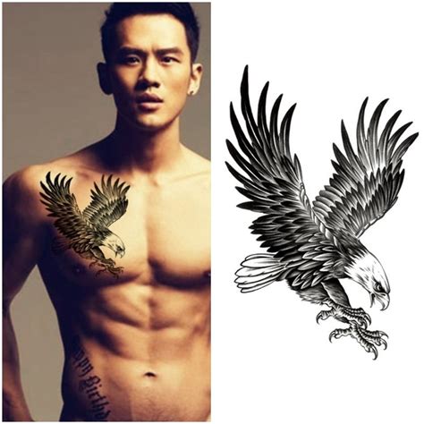 He shall mount up with wings like eagles Eagle Chest Tattoo, Chest Tattoo Men, Eagle Tattoos ...