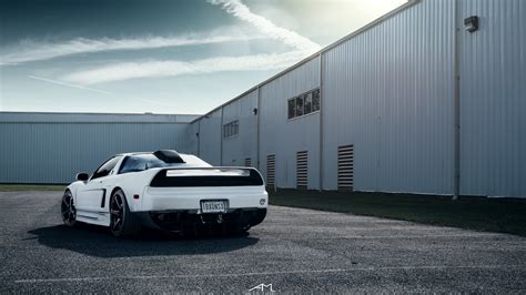 White Acura NSX Gets a Mysterious Look with Aftermarket Parts on ...