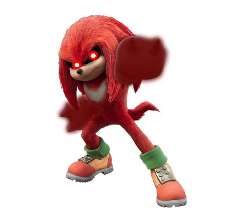 Knuckles Sonic Movie Png Transparent Background