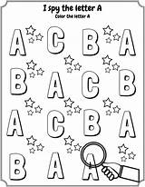 I Spy ABC Printable Alphabet Book Coloring Pages  Etsy sketch template