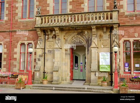 Entrance to Wigtown County Buildings in Wigtown, Scotland's national ...