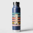 Retro Personalized Name Water Bottle | Zazzle