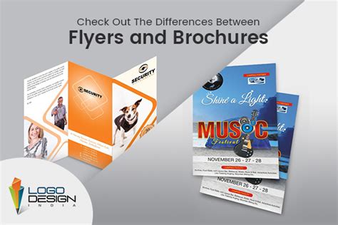 Check Out The Differences Between Flyers and Brochures