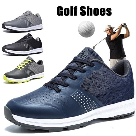 New Golf Shoes Lightweight Men's Shoes Golf Breathable Waterproof Anti-slip Shoes Golf Shoes ...