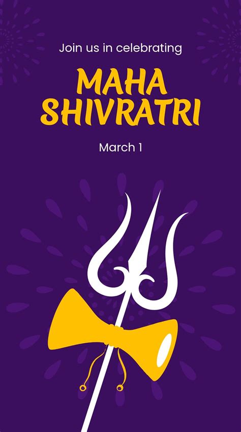 Free Maha Shivratri Event Instagram Story - Edit Online & Download | Template.net