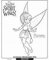 Tinkerbell Coloring Pages For Kids sketch template