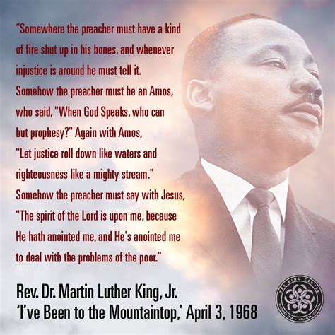 Martin Luther King Mountaintop Quote - Dena Morena