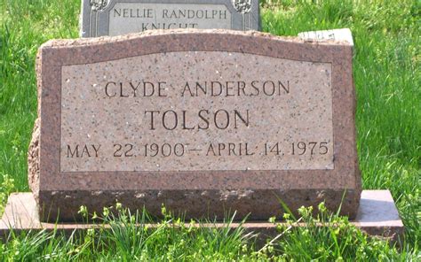 Clyde Anderson Tolson (1900-1975) - Find a Grave Memorial