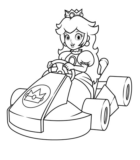 Baby Peach Coloring Pages