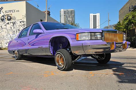 1995 cadillac fleetwood brougham passenger side front view - Lowrider