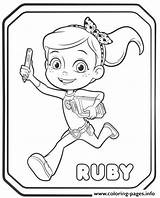 Ruby Coloring Page Printable sketch template