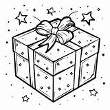 Premium Vector  Coloring Book For Children Of Hand Drawn Outline gift sketch template