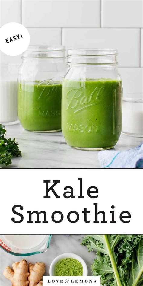 Kale Smoothie Recipe - Love and Lemons