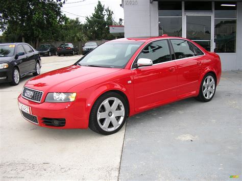 2004 Brilliant Red Audi S4 4.2 quattro Sedan #237790 | GTCarLot.com ...