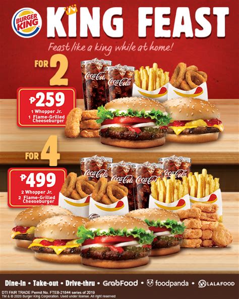 Burger King’s KING FEAST MEAL PROMO until December 2020 – PROUD KURIPOT