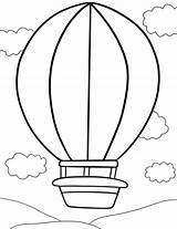Hot Air Balloon Coloring Pages sketch template